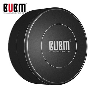 BUBM LHJH กล่องเก็บหูฟังอินเอียร์ เอียร์บัด กันน้ำ กันกระเเทก (Black)