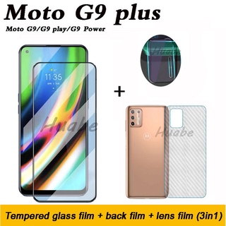 ฟิล์มกระจกนิรภัย กันรอยหน้าจอ สําหรับ Motorola Moto G9 Plus