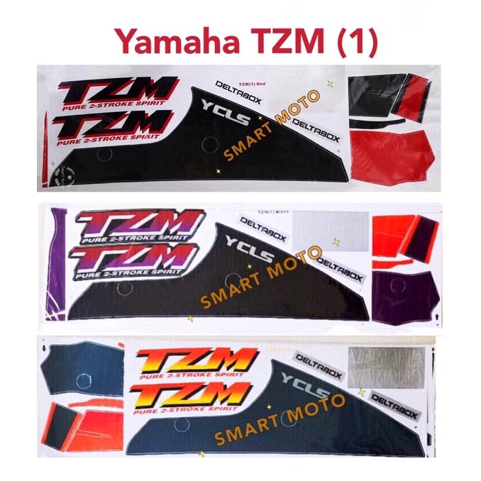 Yamaha TZM (1) Body Stripe Body Sticker สีน้ําเงิน/แดง/ดํา