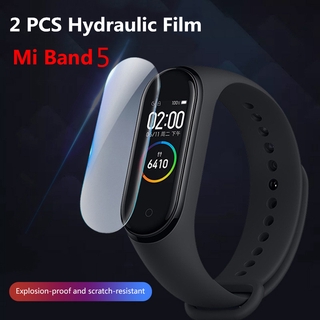 ฟิล์มกันรอยหน้าจอไฮโดรเจล  สำหรับ Xiaomi Mi Band 5 Mi Band 4 3【 2 ชิ้น】