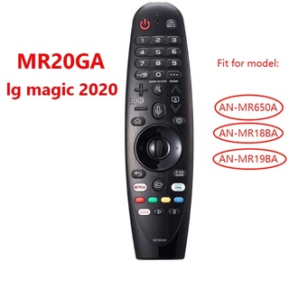 รีโมตคอนโทรล lg MR20GA 43UK6400PLF 55UN710NEW สําหรับทีวี lg Magic Remote With Voice control AN-MR650A AN-MR18BA AN-MR19BA AKB75855501 Mr20ga สําหรับสมาร์ททีวี LG 2020 LM6