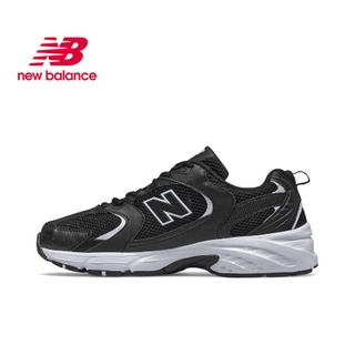 New Balance 530 series casual running shoes for men and women in white and black