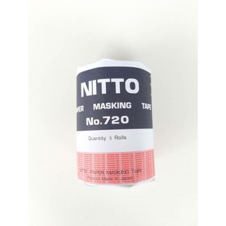 กระดาษกาว Nitto 1แพ็คมี 5 ม้วน