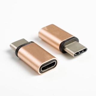 พร้อมส่ง* อะแดปเตอร์แปลง USB 3.1 Type C Male เป็น Micro USB Female สีทอง