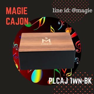 กลองคาฮอง Magie PLCAJ 1WN-BK สำหรับวางบนตัก