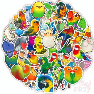 50 ชิ้น / ชุด ❉ Kawaii Parrot Series02 สติกเกอร์นก หลากสีสัน ❉ สติกเกอร์แฟชั่น กันน้ํา DIY