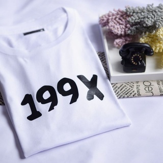 199X มินิมอลปรับแต่งพิมพ์ TSHIRT ผ้าฝ้าย UNISEX #Sl