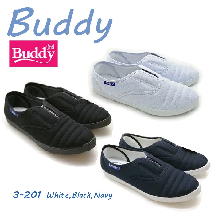 Buddy 3-201 รองเท้าผ้าใบสุภาพบุรุษ Basic Canvas Shoes