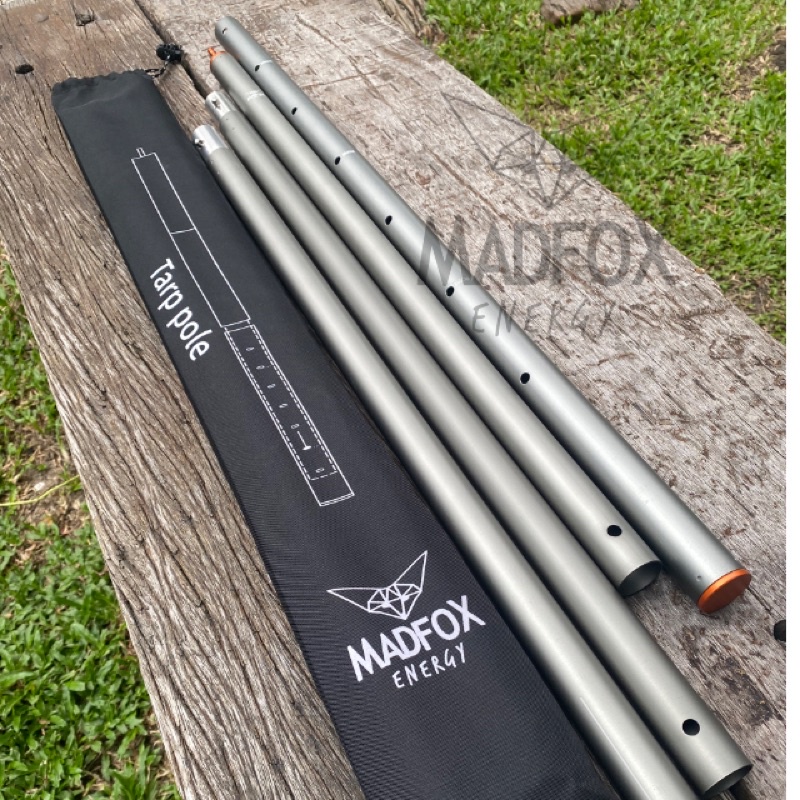 เสาทาร์ป tarp pole MADFOX ปรับความสูงได้ 2.3-2.9เมตร