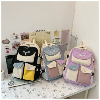 ทักแชทก่อนสั่ง 🕙 กระเป๋าเป้ Pocket backpack