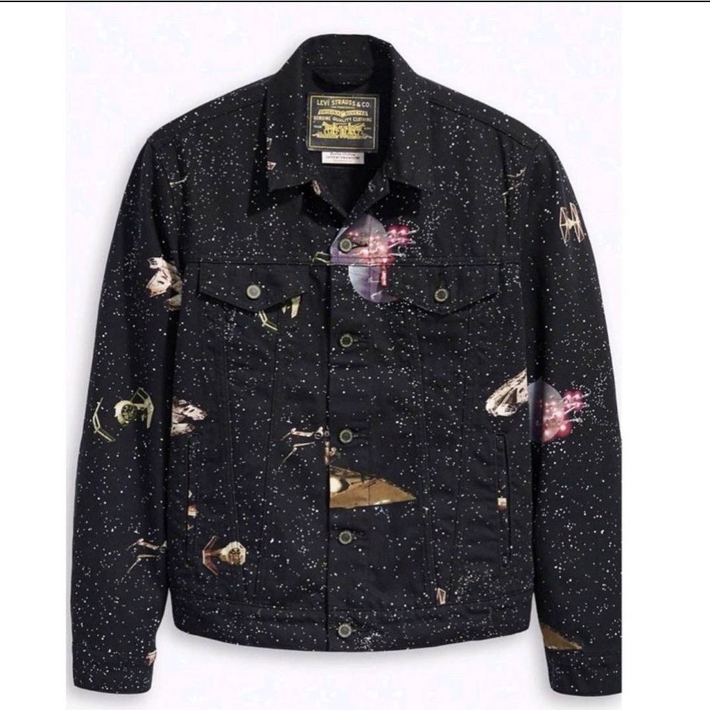 LEVI'S X STAR WARS TRUCKER JACKET Red Tab Big E แจ็คเก็ตผู้ชาย ลีวายส์ สินค้าลิขสิทธิ์