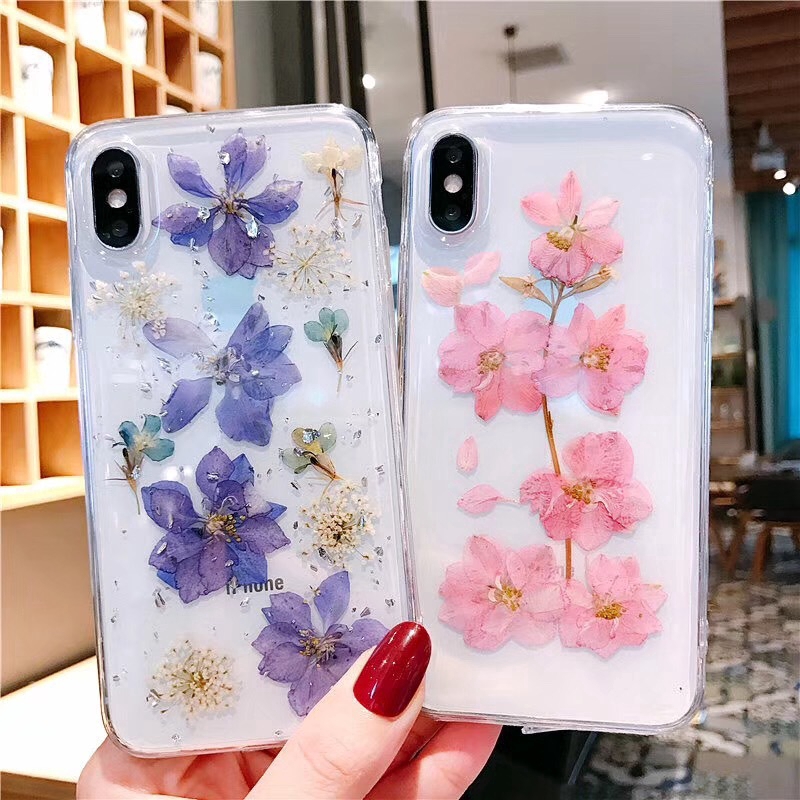 เคสโทรศัพท์มือถือลายดอกไม้ iPhone11 11Pro 11ProMax กรณีโทรศัพท์ที่สวยงาม iPhoneXR XS X XSMAX apple 7