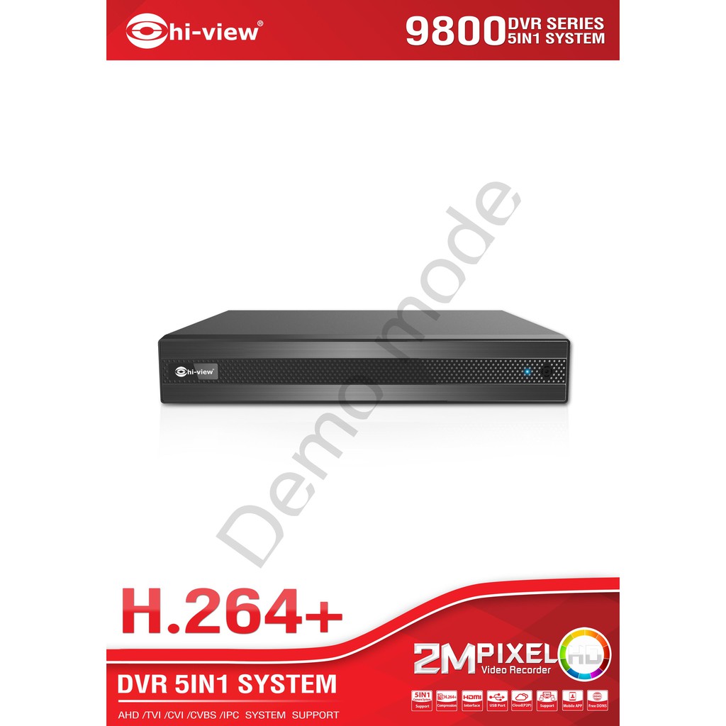HA-98516-V1 Hiview DVR เครื่องบันทึกภาพ AHD DVR 16ch / 5-in-1 DVR / H.264+ Compression