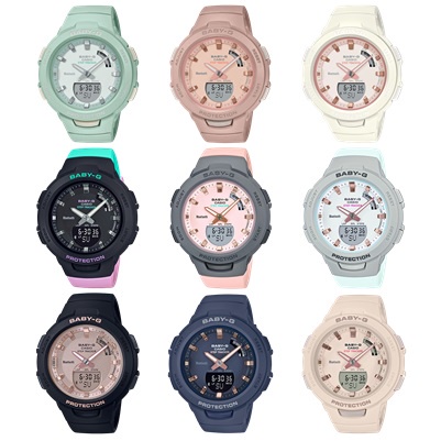 Baby-G Step Tracker BSA-B100MT-1,BSA-B100MC-4,BSA-B100MC-8,BSA-B100AC,BSA-B100MF,BSA-B100SC,BSA-B100