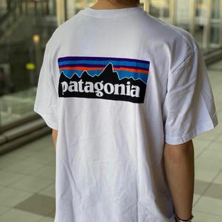 เสื้อยืดคอกลม ผ้าฝ้าย พิมพ์ลาย Beams X Patagonia Plus สําหรับผู้ชาย และผู้หญิง