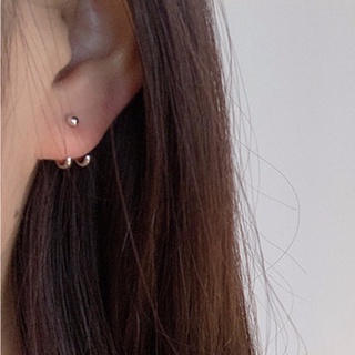 ต่างหูเงินมินิมอล Silver Simple/Minimal Earring Jackets