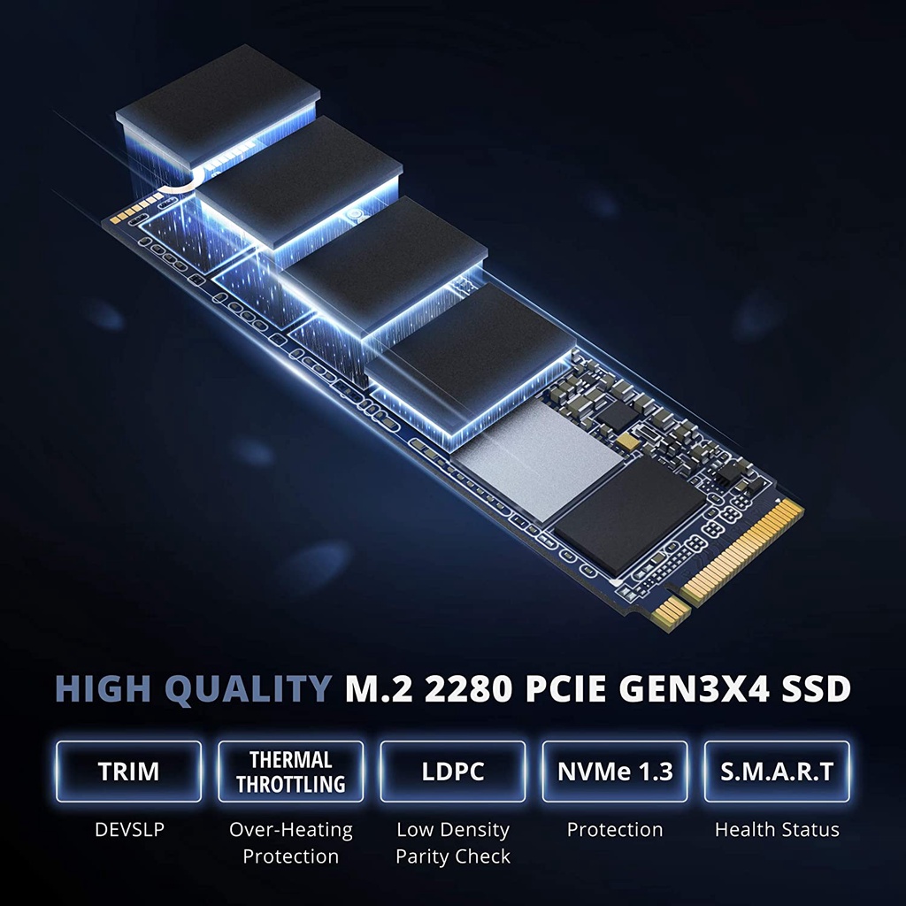 มือสอง ประกัน 3 ปี เดินสิงหาคม 64 WPG ประPioneer 256GB NVMe PCIe M.2 2280 Gen 3x4 SSD Series (APS-SE20G-256) #5