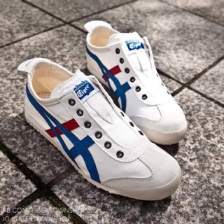 Onitsuka Tiger Mexico66 Slip-On White/Tricolor Code:D3K0N-0143  🔻แนะนำเพิ่มไซส์ 0.5cm