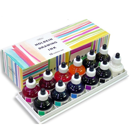 Holbein Drawing Ink Set DCOO | Shopee Thailand