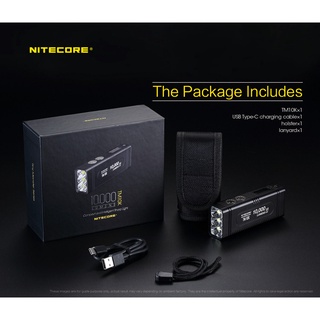 ไฟฉายแรงสูง  Nitecore TM10K  10000lm  สินค้าตัวแทนในไทยประกันซ่อมสามปี