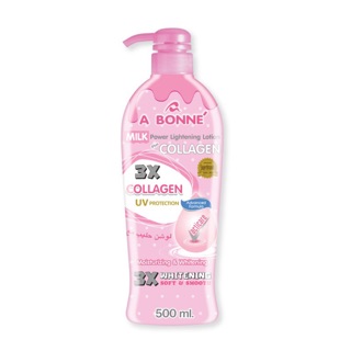 เอ บอนเน่ โลชั่น คอลลาเจน 500 ml A Bonne Milk Power Lightening Lotion with Collagen and UV Protection