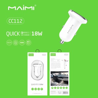 หัวชาร์จรถยี่ห้อmaimi cc112   18w