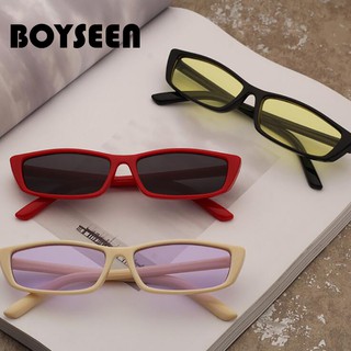 BOYSEEN แว่นตาแฟชั่นผู้หญิงแว่นตากันแดดสีดำหญิง uv400 15984