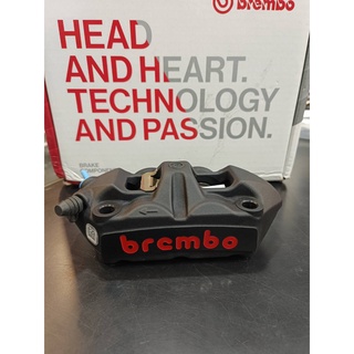 Brembo Caliper M4 100mm สีดำ ข้างซ้าย (make in ittaly)