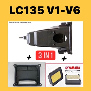 ชุดกล่องกรองอากาศทําความสะอาดเครื่องยนต์ สําหรับ YAMAHA LC135 LC135-II LC135 V1 V2 V3 V4 V5 V6