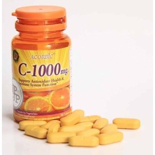 🚚พร้อมส่ง🚚 วิตามินซี ACORBIC C-1000 MG ของแท้ 100%