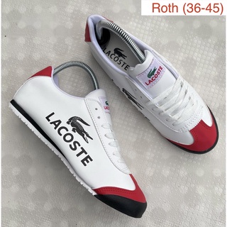 Lacoste รองเท้าผ้าใบผูกเชือก