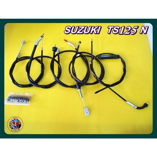 ชุดสายเซ็ต Suzuki TS125N Complete Cable Set 5Pcs.