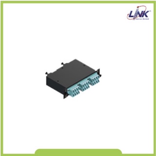 Link DC-20443A OM3 , 24C 2 X MPO - LC CASSETTE LGX, Snap-In ตลับ MPO - LC