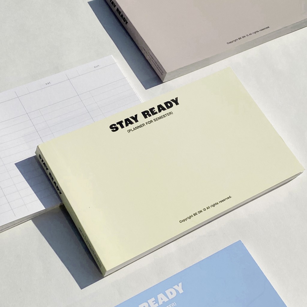 Stay ready 6month planner(for semester)