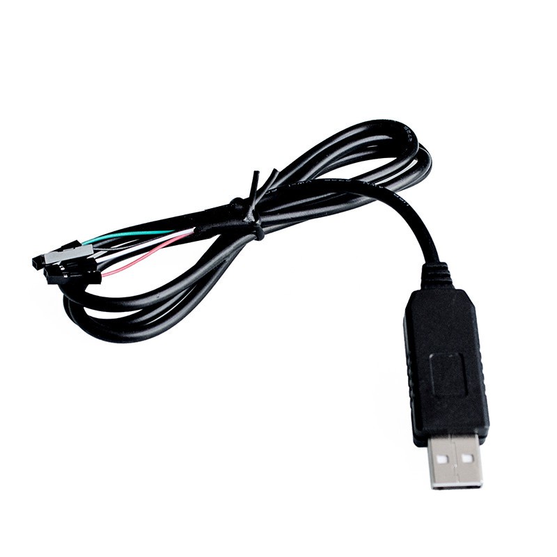 1826 > สีดํา PL2303HX USB ถึง TTL RS232 โมดูลอัพเกรดพอร์ต USB ถึง Serial Download Cable Nine-Flash Cable