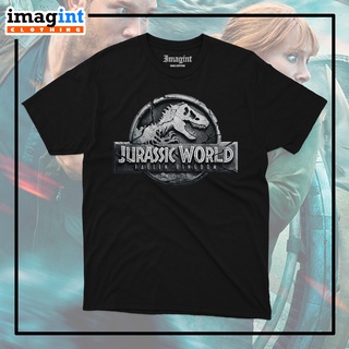 เสื้อยืด พิมพ์ลาย Jurassic FALLEN KINGDOM แฟชั่นสําหรับสตรี