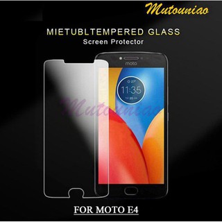 กระจกนิรภัยกันรอยหน้าจอสำหรับ Motorola Moto E4 2 ชิ้น