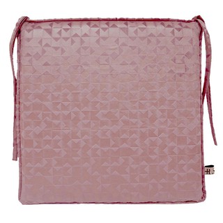 เบาะรองนั่ง H&amp;L STYLE EMMA 16x16 นิ้ว สีชมพู หมอนอิงและเบาะ CHAIRPAD H&amp;L STYLE EMMA 16X16" PINK