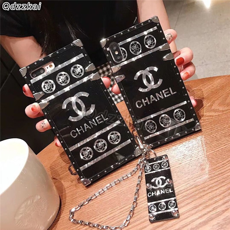 เคสโทรศัพท์มือถือแบรนด์แฟชั่นหรูหราพร้อมโซ่สําหรับ Oppo Realme C20 C17 ...