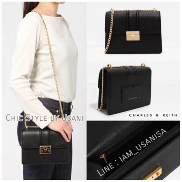 charles and keith push lock