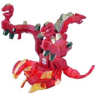 Bakugan Red Pyrus Rubanoid with Destragon Gear Combat Set #บาคุกัน