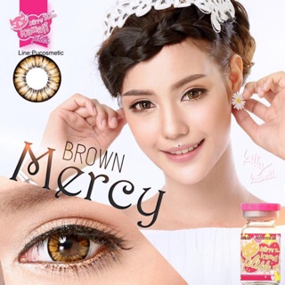 🌸Bigeyes Mercy Brown🌸สายตาปกติ(แบ๋วๆ)(kitty kawaii)