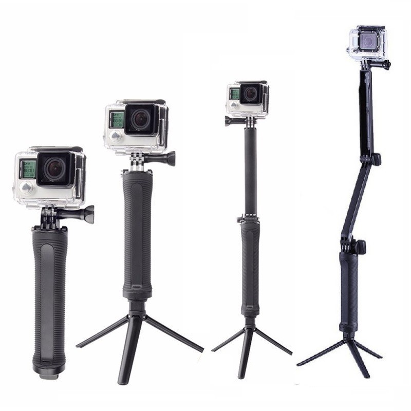 Tripods, Monopods, & Accessories 160 บาท ขาตั้งกล้อง 3 – way สําหรับกล้อง gopro Cameras & Drones
