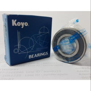 ตลับลูกปืน Koyo แท้ JAPAN 62052RS ขนาด 25×52×15 mm ฝายางปิด 2 ข้าง ลูกปืนทั่วไป 62052RS