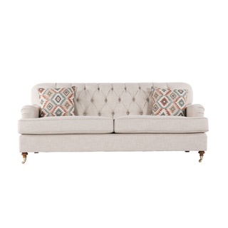 SB Design Square โซฟา 3 ที่นั่ง รุ่น Harpina สีครีม (215x96x94 ซม.) แบรนด์ CLICHE