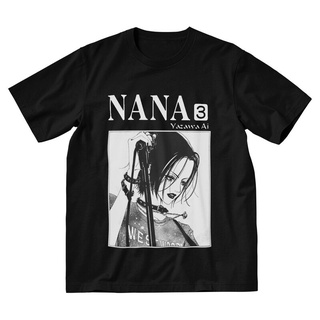 คอตต้อนคอกลมขายดี เสื้อยืดแขนสั้น พิมพ์ลายกราฟฟิค Nana Osaki สไตล์ญี่ปุ่น ฮาราจูกุ คลาสิก ของขวัญ สําหรับผู้ชาย PIpngd01