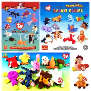 ตุ๊กตาสัตว์จิ๋ว McDonald Ty Teenie Beanie Baby สัตว์จิ๋ว แมคโดนัล ขนาด 4 นิ้ว ปี 2007-2012