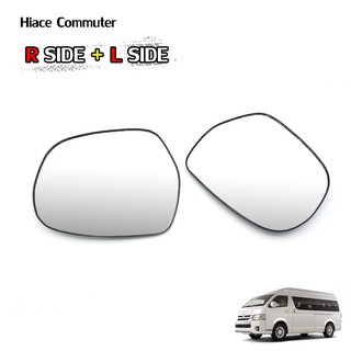 เนื้อเลนส์กระจก ข้าง ขวา+ซ้าย สำหรับ โตโยต้า Toyota ไฮเอช Hiace คอมมิวเตอร์ Commuter เวนจูรี่ Ventury Van ปี 2008 - 2018