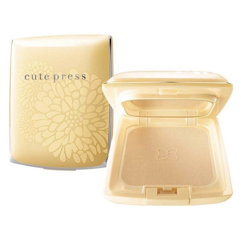 แป้งคิวเพรส Cute Press (ตลับจริง)Evory Perfect Skin คิวเพรส อีโวรี่ ตลับเหลือง