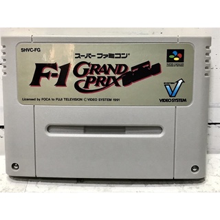 ตลับแท้ [SFC] [0118] F-1 Grand Prix (Japan) (SHVC-FG) F1 Formula One Super Famicom